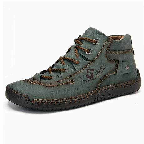 Vintage Läderstövlar-Shoes for Men-Hemnix-Grön-39-Hemnix