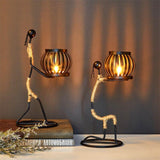 Rustika Lykta Figurer Ljus Hållare - Stilig Ambient Belysning Carvallo