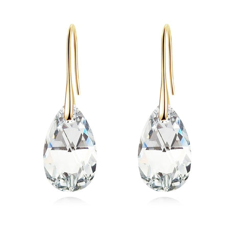 örhängen i kristall-Jewelry for women-Hemnix-Klar kristall. Guld-Hemnix