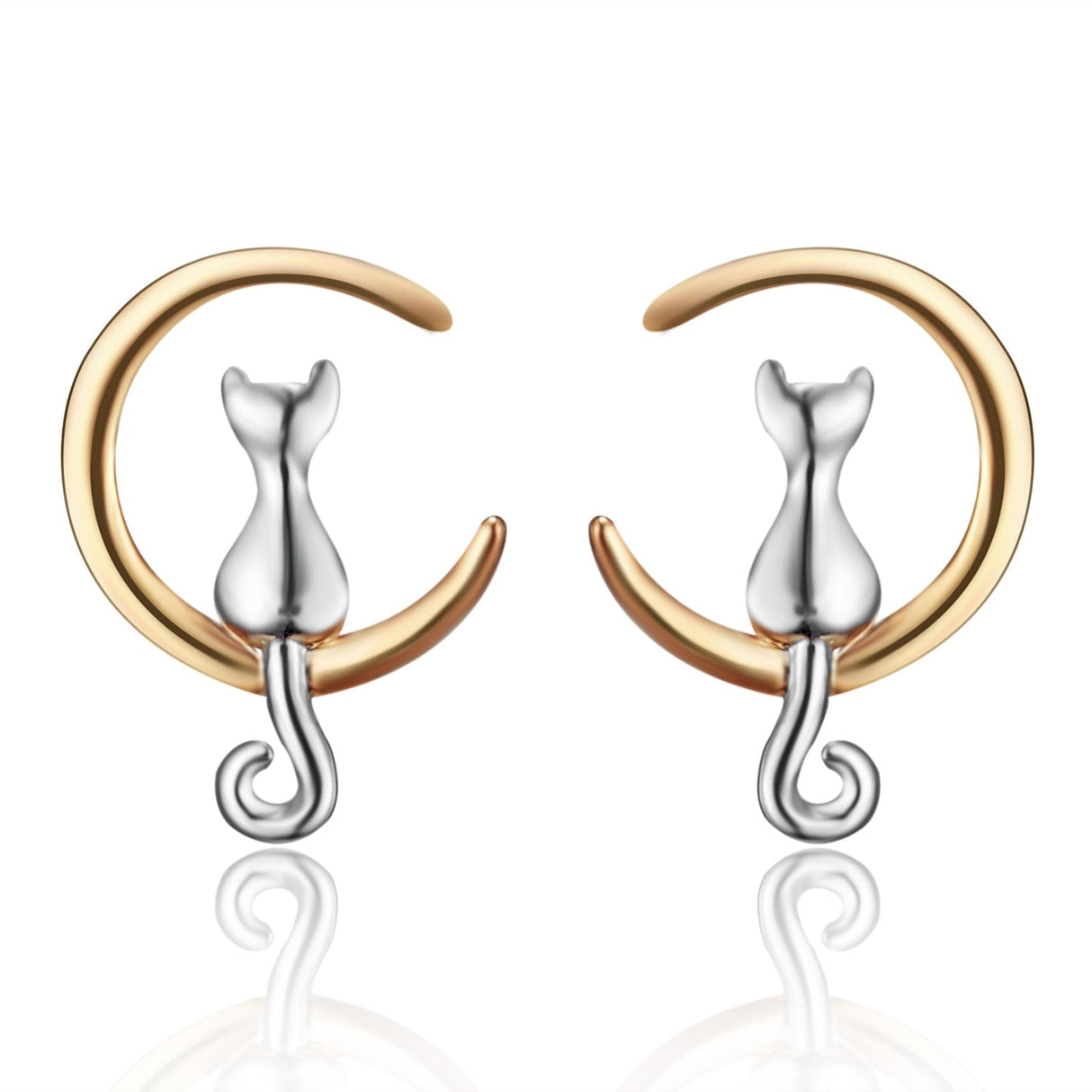 Katt örhängen-Jewelry for women-Hemnix-Uppsättning F-Hemnix