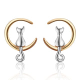 Katt örhängen-Jewelry for women-Hemnix-Uppsättning F-Hemnix