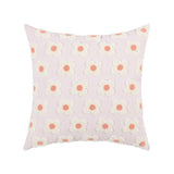 Carvallo – Broderad Ländkuddeöverdrag med Lekfulla Margueriter Carvallo