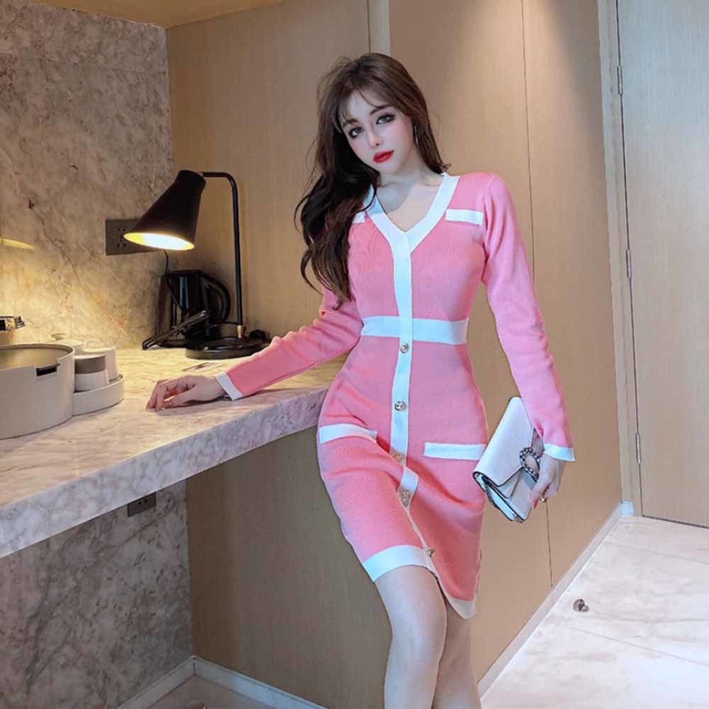 Bodycon tröja klänning Bellasverige