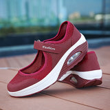 Andningsbara Mode Sneakers-Shoes for Women-Hemnix-Röd-35-Hemnix
