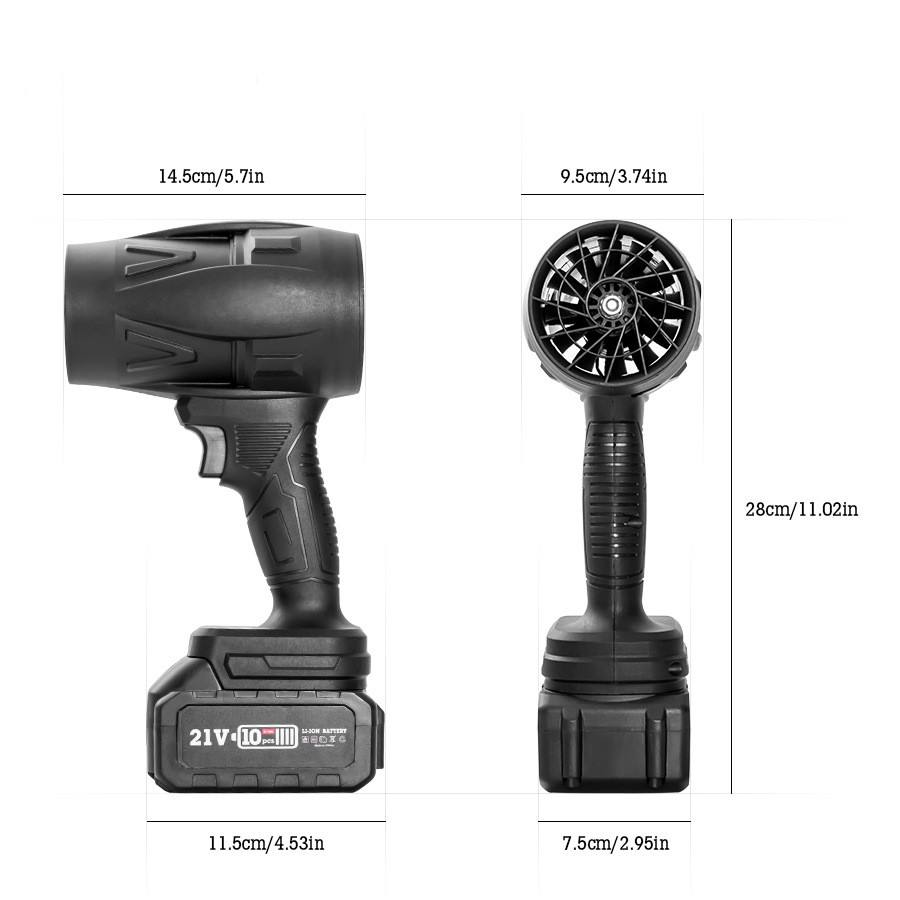 Batteridriven elektrisk luftblåsare Carvallo