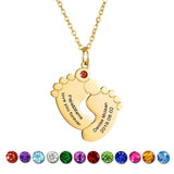 Custom Baby Feet halsband-Jewelry-Hemnix-Hemnix