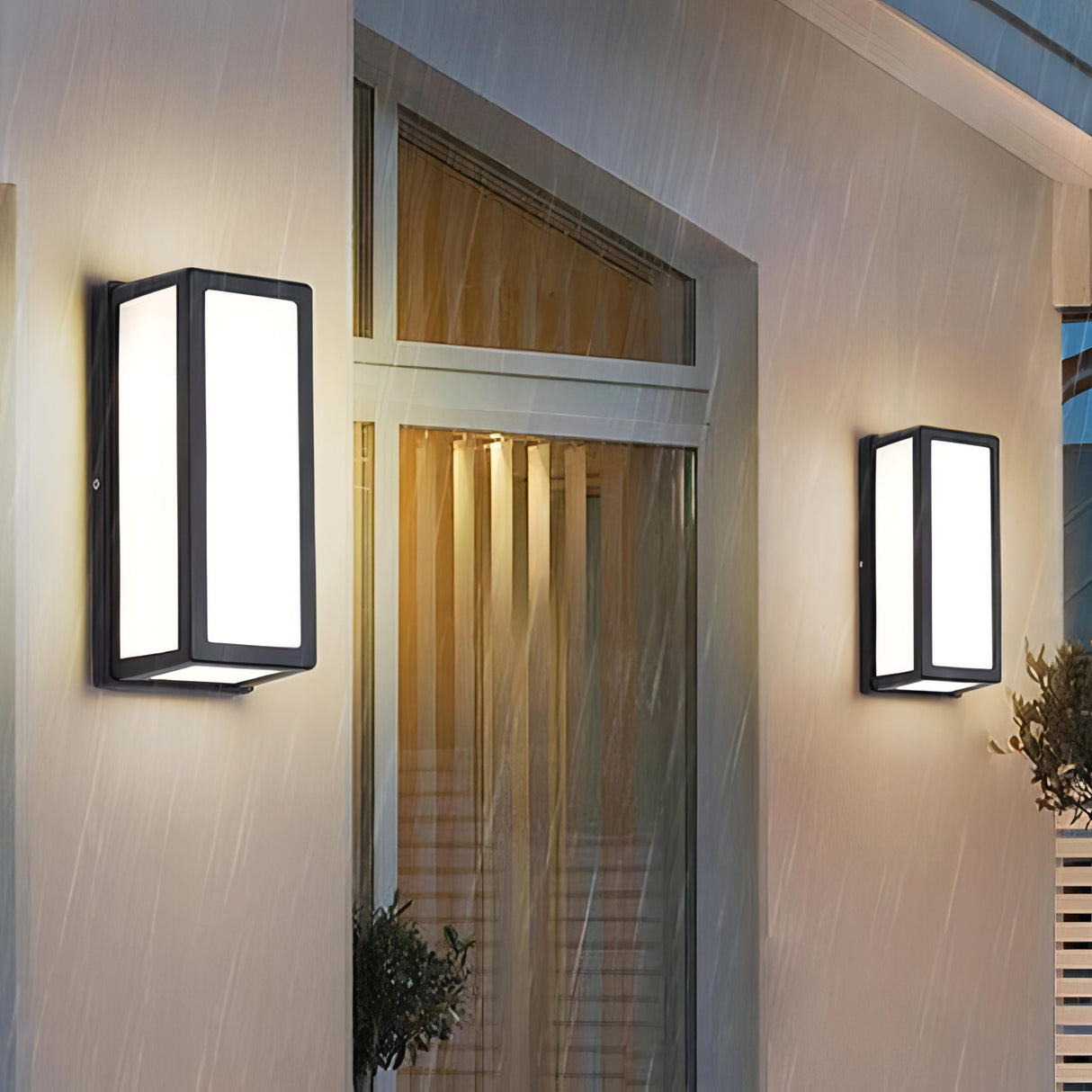 Amabelle - LED Utomhus Rörelse Sensor Vägglampa IP65 Carvallo