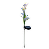 Lily Solar Garden Stake Lights-Lights-Hemnix-Vit 2-Hemnix