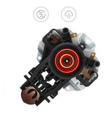 Royallure 58 oz Retro Rostfritt Stål Elektrisk Kettle – 1500 W Snabbkokning, Temperaturdisplay, Automatisk Avstängning Carvallo