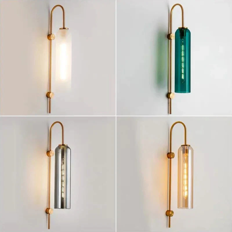 Modern nordisk glas hängande taklampa – E27 LED taklampa för sovrum och vardagsrum Carvallo