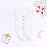 Stickad barn Romper-Kids-Hemnix-Vit-12M-Hemnix