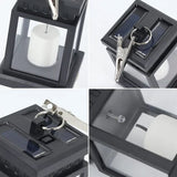 Solarlykta med LED-ljus – Hänglampa för trädgård och terrass, dekorerande ljus för utomhusområden Carvallo