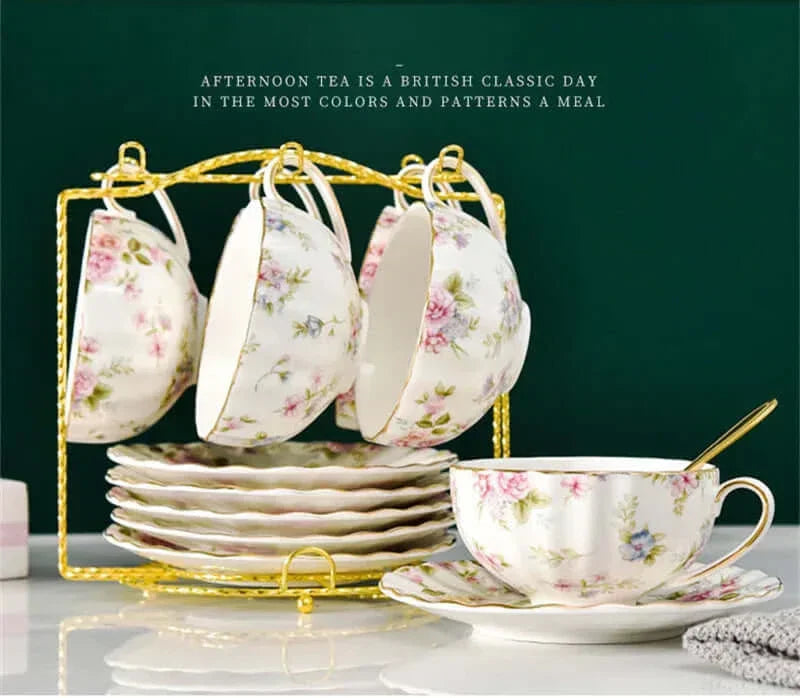 Luxury Bone China Coffee Cup – Utsökt porslinshantverk MILA Sverige