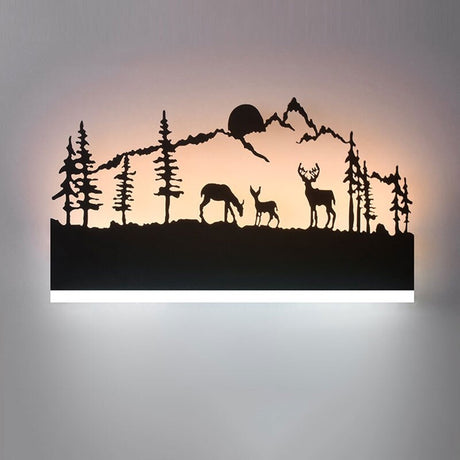 Vägglampa med mångsidig design Carvallo