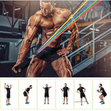 11-delars motståndsband set – Fitness träning & stretchkit Carvallo