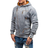 Casual Solid långärmade varma huvtröjor-Clothes for Men-Bellasverige-Hemnix