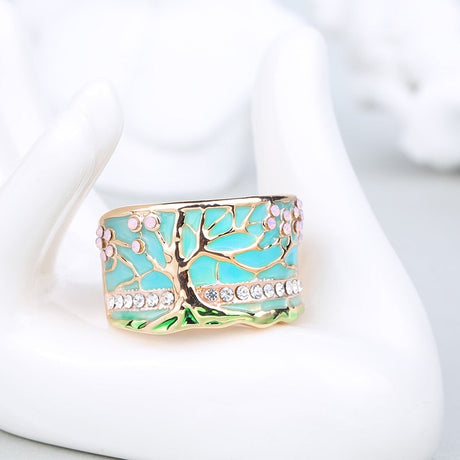 Lucky Tree Opal Ring-Jewelry for women-Hemnix-Hemnix