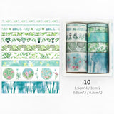 Dekorativa Washi Tape-satser-DIY-Hemnix-Grön-Hemnix