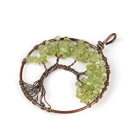 Livets träd hängsmycke-Jewelry for women-Bellasverige-Olivgrön-Hemnix