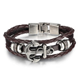 Ankare läderarmband Bellasverige