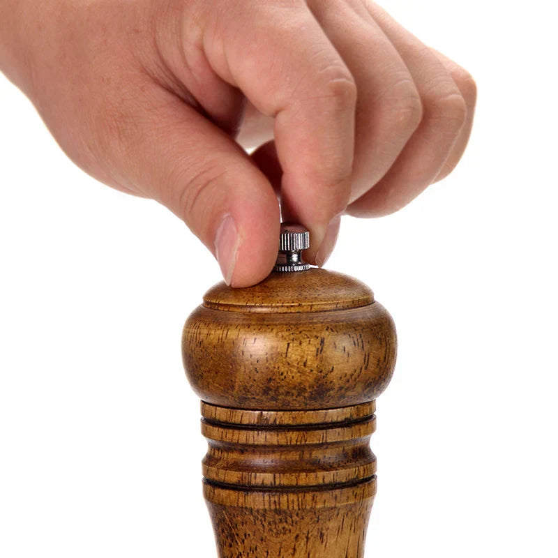 Royallure Rostfritt Ståls Salt- och Pepparkvarn med Justerbar Kvarn — Lätt Att Fylla På & Hållbar Carvallo