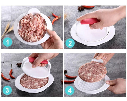 QuickGrill - Multifunctional Hamburger Maker för snabba och välsmakande måltider | 1+1 Gratis Carvallo