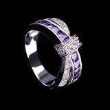 Criss Cross kristall ring-Jewelry for women-Hemnix-Hemnix