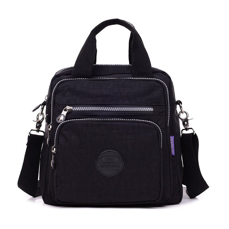 Multifunktionell Casual Crossbody väska-Accessories-Hemnix-Svart-24x12x25cm-Hemnix