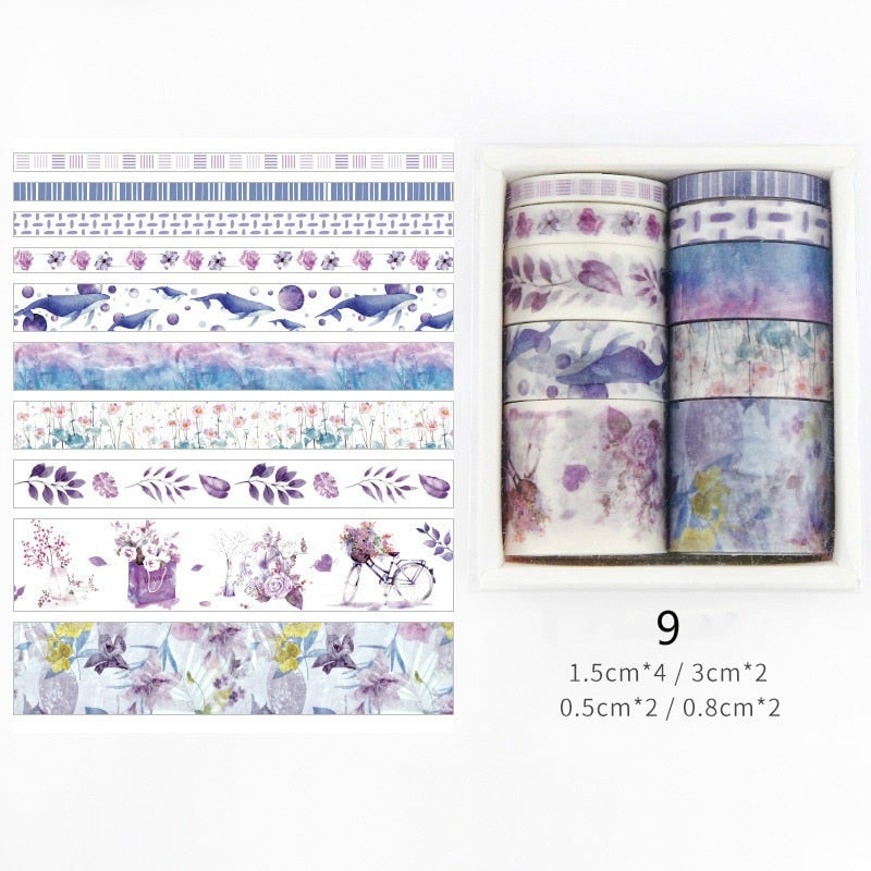 Dekorativa Washi Tape-satser-DIY-Hemnix-Lavendel-Hemnix