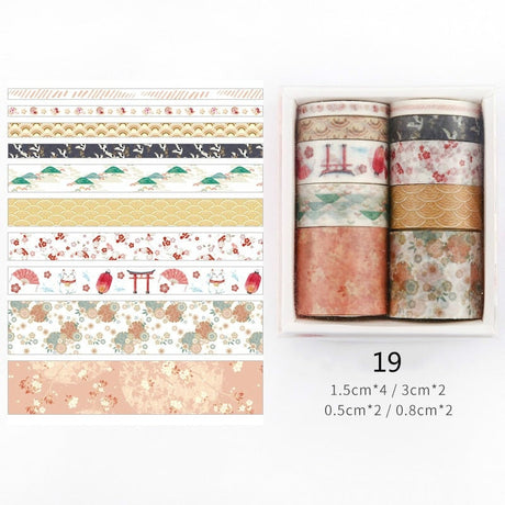 Dekorativa Washi Tape-satser-DIY-Hemnix-Ljusorange-Hemnix