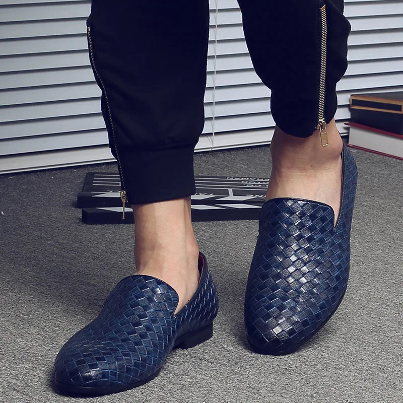 Formella vävda skor för män-Shoes for Men-bellasverige-Hemnix