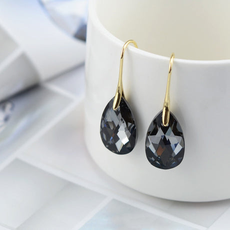 örhängen i kristall-Jewelry for women-Hemnix-Kristall SINI. Guld-Hemnix