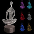Yoga 3D-illusionslampa-Lights-Hemnix-Hemnix