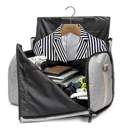 Executive Travel Duffle Bag-Travel-Hemnix-Grijs-Hemnix