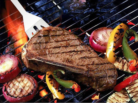 Royallure Rostfritt Stål BBQ Verktygsset med Aluminiumfodral — Hållbar Grilluppsättning för Utomhusmatlagning Carvallo