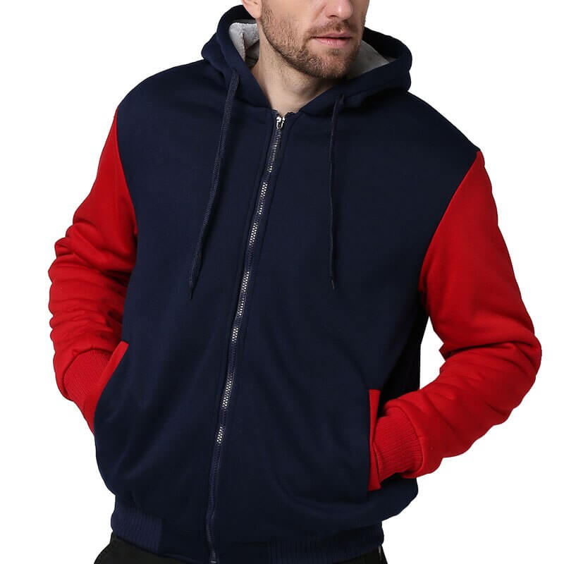 Män vinter fleece jacka Bellasverige