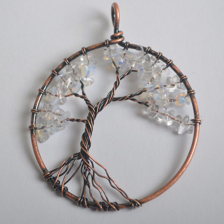 Livets träd hängsmycke-Jewelry for women-Bellasverige-Opal-Hemnix