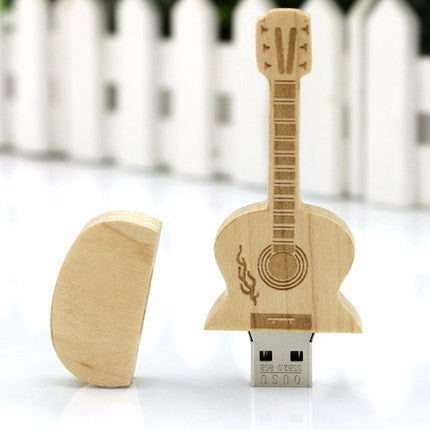 USB-minne för gitarr i trä Bellasverige
