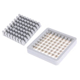 Royallure rostfritt stål grönsakshackare tärnare med två utbytbara blad – Lätt att rengöra & Hållbar Carvallo