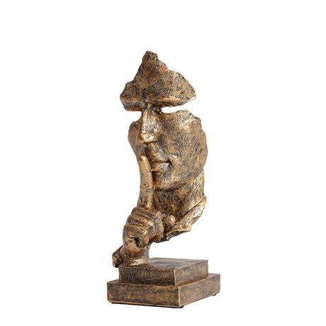 ArtCreativ | Ansiktsstaty - Abstrakt Harsskulptur för Heminredning Carvallo