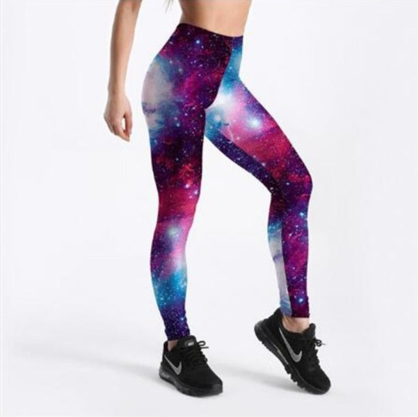 3D-utskrivna Galaxy Leggings-Clothes for women-Bellasverige-Hemnix