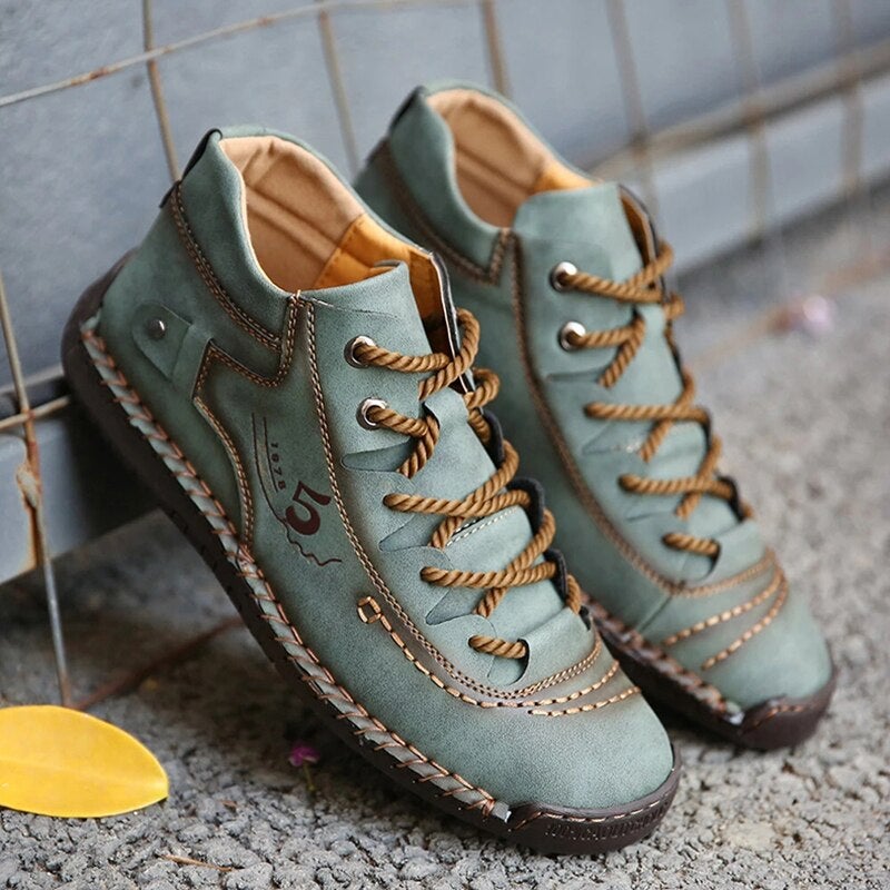 Vintage Läderstövlar-Shoes for Men-Hemnix-Hemnix