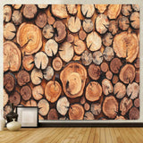 RusticWoodland Väggtapestry - Trädekoration Väggtapestry Carvallo