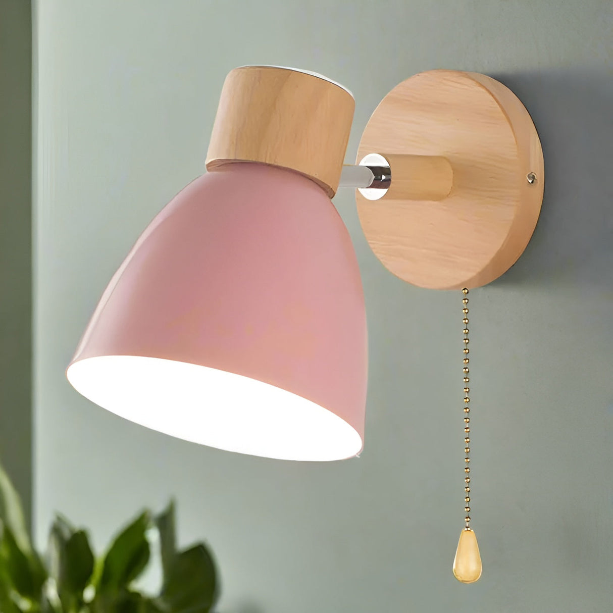 Träggolvslampa med strömbrytare – Varmt ljus i skandi-stil | För vardagsrum & sovrum Carvallo
