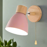 Träggolvslampa med strömbrytare – Varmt ljus i skandi-stil | För vardagsrum & sovrum Carvallo