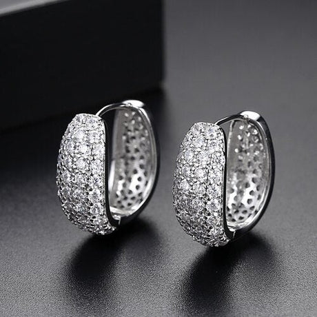 Huggie Hoop örhängen-Accessories-Hemnix-Silver 1-Hemnix