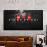 Chase Your Dream – Motivationsposter med Lyxig Sportbil på Canvas Hemnix
