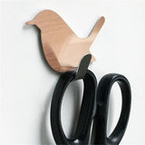 Carvallo Självhäftande Väggkrokar 2-pack | Fågel-design | Utan borrning | För handdukar & kläder Carvallo