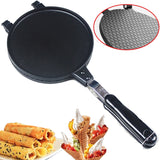 Carvallo Waffle Pan with Shape | Quick Breakfast Delight | For Children & Family | Stainless Steel with Non-Stick Handle Carvallo