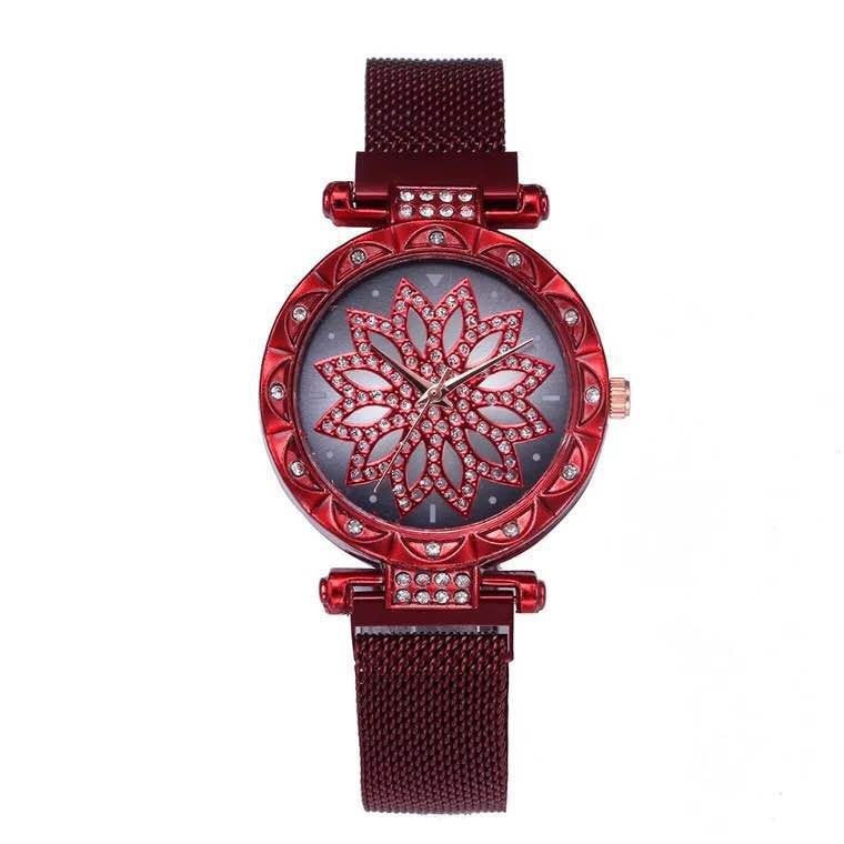 Magnetisk himmelklocka-Watches for Women-Hemnix-Röd-Hemnix